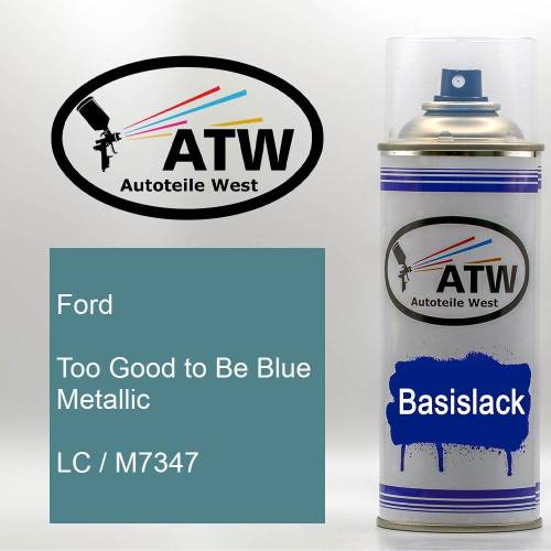 Ford, Too Good to Be Blue Metallic, LC / M7347: 400ml Sprühdose, von ATW Autoteile West.